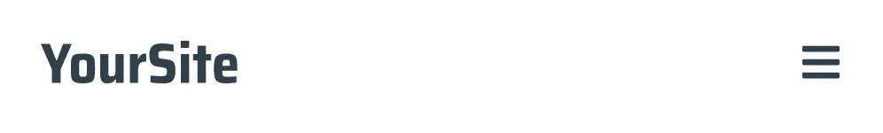 Hamburgermenu in dichtgeklapte staat